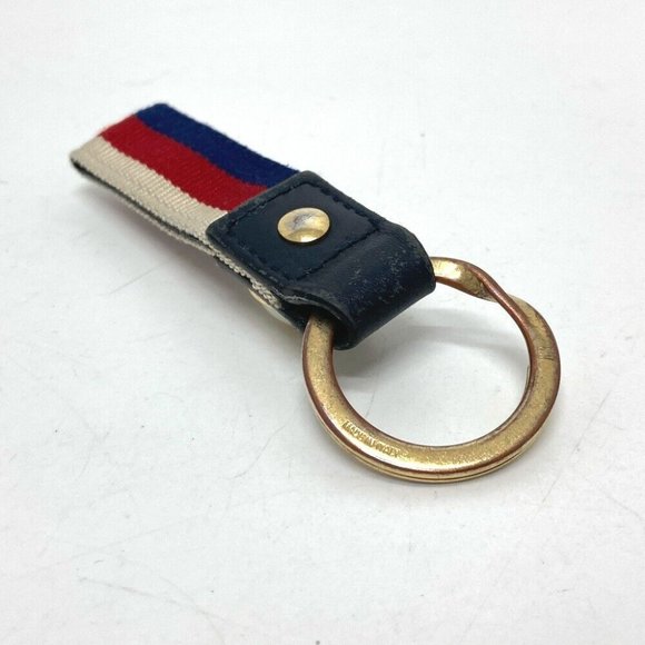 GUCCI GG pearl line Key Holder key Key ring Nylon / Leather Multicolor - Picture 5 of 13